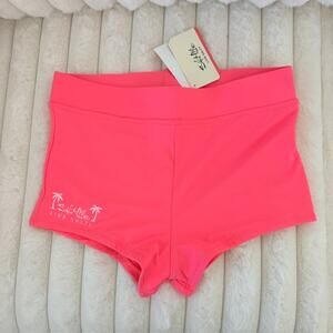 Salt Life Swim Shorts Women Medium Hot Orange-Pink Surf Beach Pool Shorties NWT